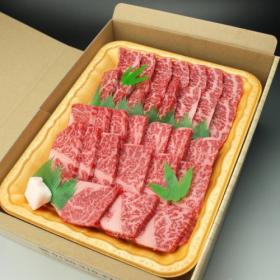 オリーブ牛の焼き肉ギフト(ロース400gとカルビ400g)のセット / 香川の黒毛和牛「讃岐牛」