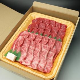 厳選牛肉「旨い牛」の焼き肉ギフト / カルビ400gとモモ400gの800g入セット